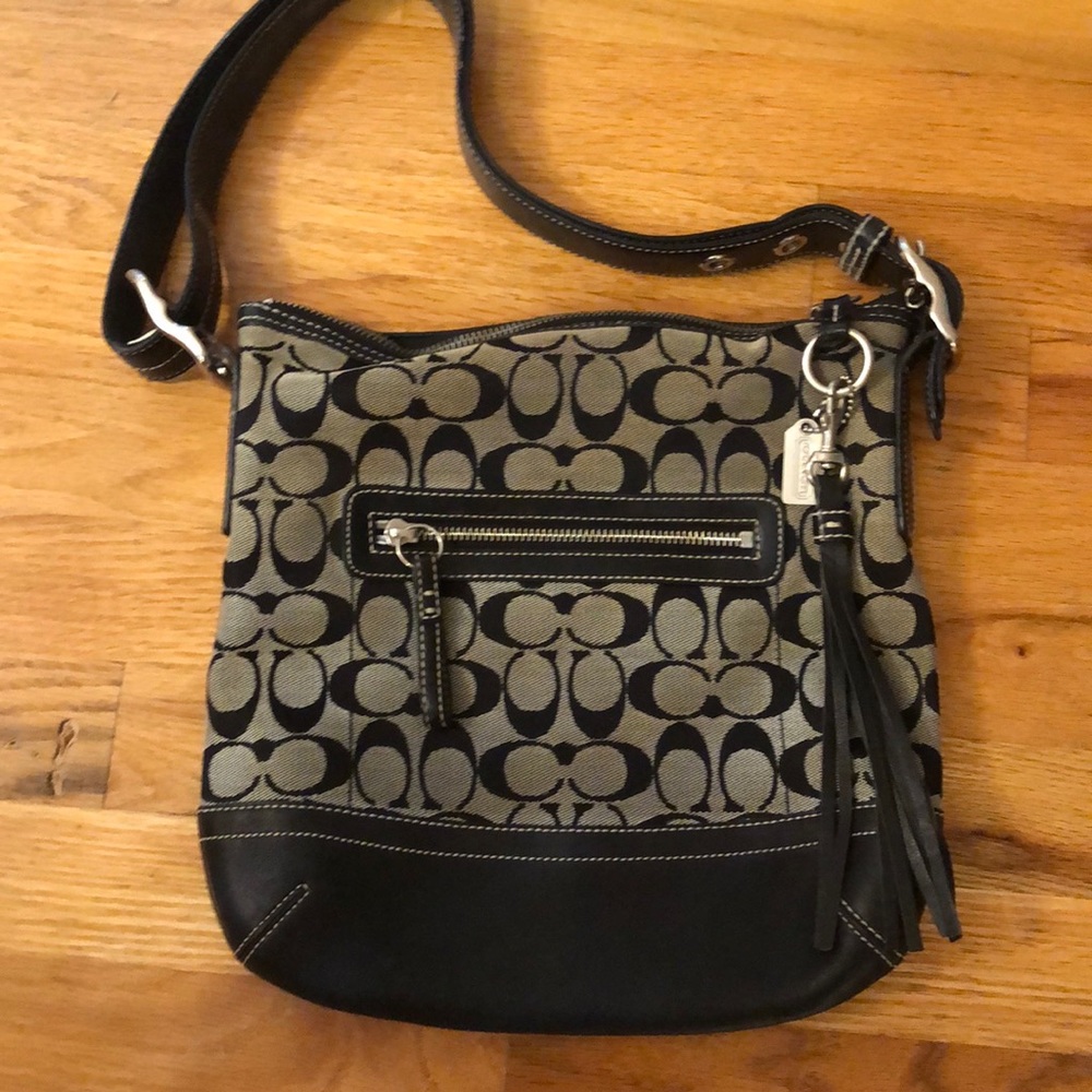 AUTHENTIC COACH 9362 Signature C Black Bag